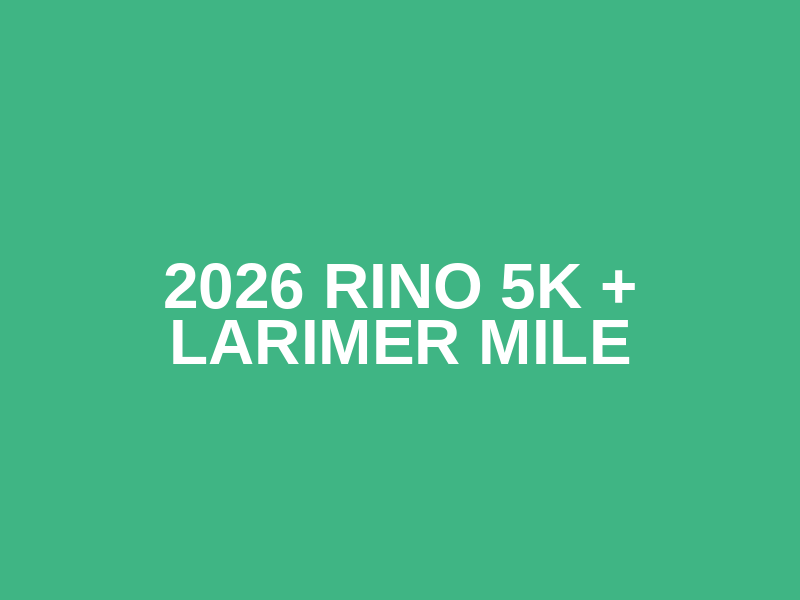 2026 RiNo 5K + Larimer Mile Logo