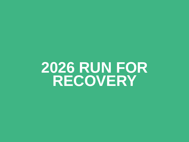 2026 Run for Recovery Logo