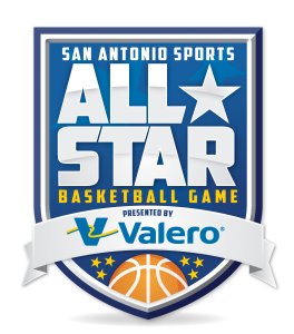 2026 San Antonio Sports All-Star Basketball Game presented by Valero Logo