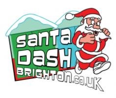 2026 Santa Dash Brighton Logo