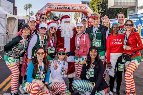 2026 Santa Monica-Venice Christmas Run Logo