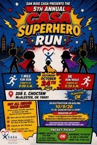 CASA Superhero 5K & 1 Mile Fun Run McAlester