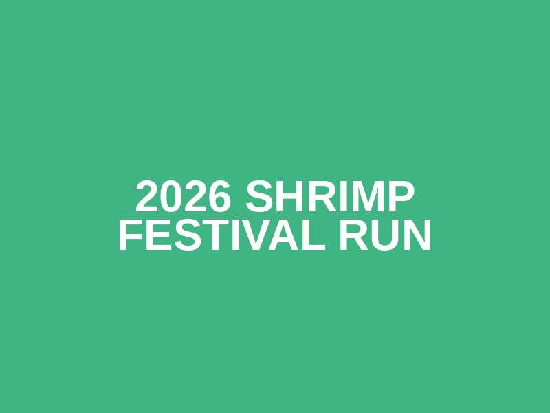 2026 Shrimp Festival Run Logo