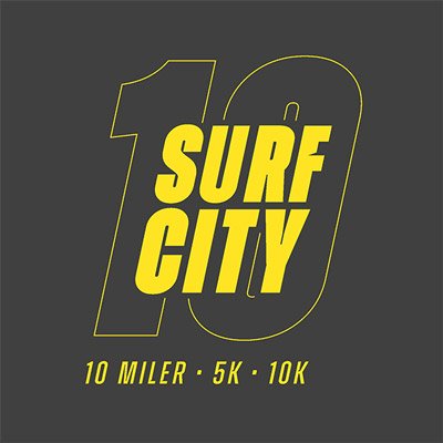 2026 Surf City 10 Logo