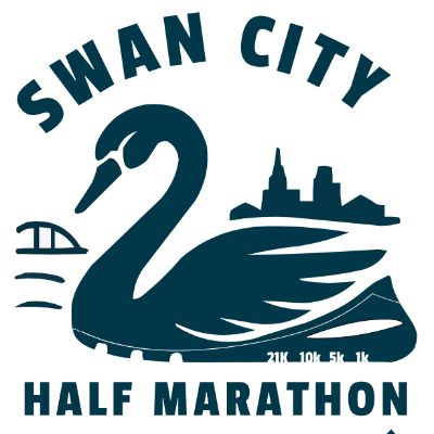 2026 Swan City Half Marathon Logo