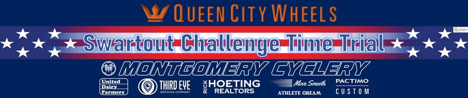 2026 Swartout Challenge Time Trial / QCW Queen City Wheels Logo