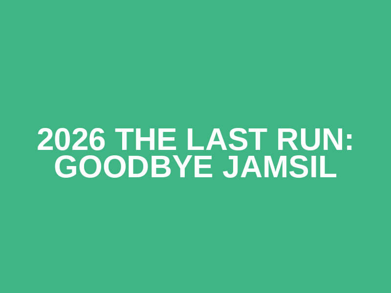 2026 The Last Run: Goodbye Jamsil