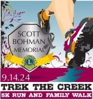 2026 Trek the Creek Scott Bohman Memorial 5K Logo
