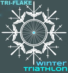 2026 Tri Flake Winter Triathlon Logo