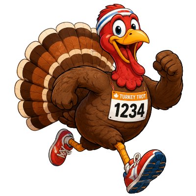 2026 Turkey Trot Logo