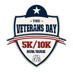 2026 Veterans Day 5K, 10K & Ruck Logo