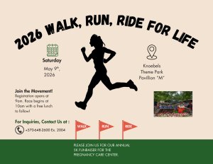 2026 Walk, Run, Ride for Life Logo