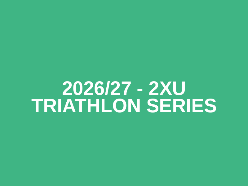2026/27 - 2XU Triathlon Series Logo