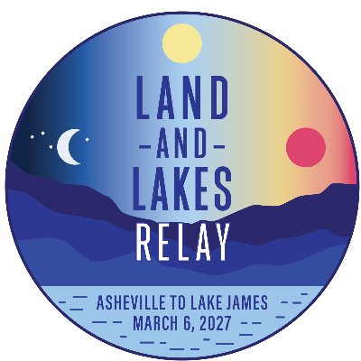 2027 Land and Lakes Relay Logo