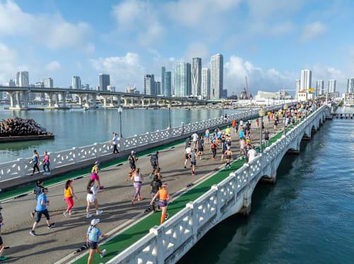 2027 Life Time Miami Marathon & Half presented by FP Movement Logo