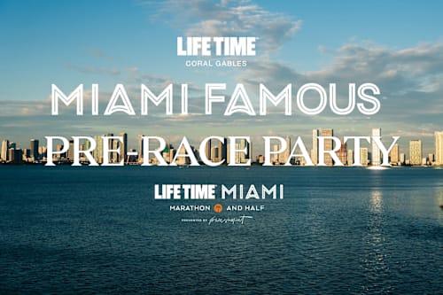 2027 Life Time Miami Marathon Pre-Race Party & Shakeout Run Logo