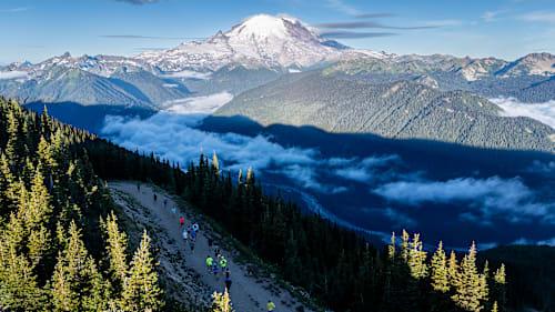 2027 Mount Rainier Half Marathon, 10K & 5K Logo