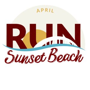 2027 Run Sunset Beach Logo