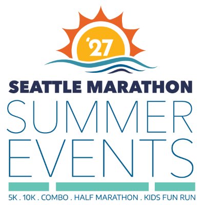 2027 Seattle Marathon Summer Events Logo