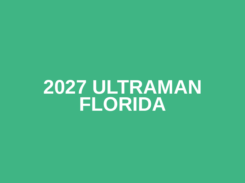 2027 Ultraman Florida Logo