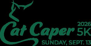 20th Annual Cat Caper 5K Logo