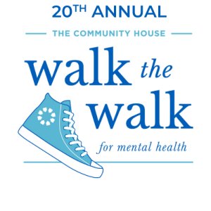 20th Annual Walk the Walk for Mental Health - Hope in Every Step Logo