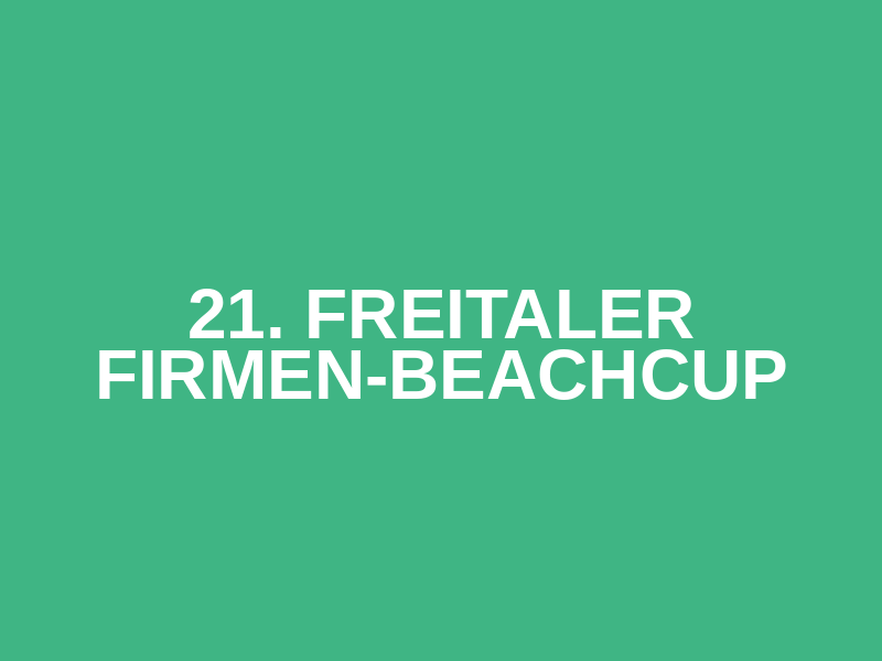 21. Freitaler Firmen-Beachcup Logo