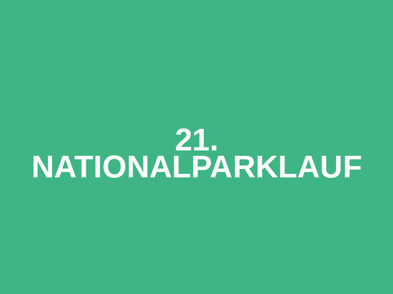 21. Nationalparklauf Logo