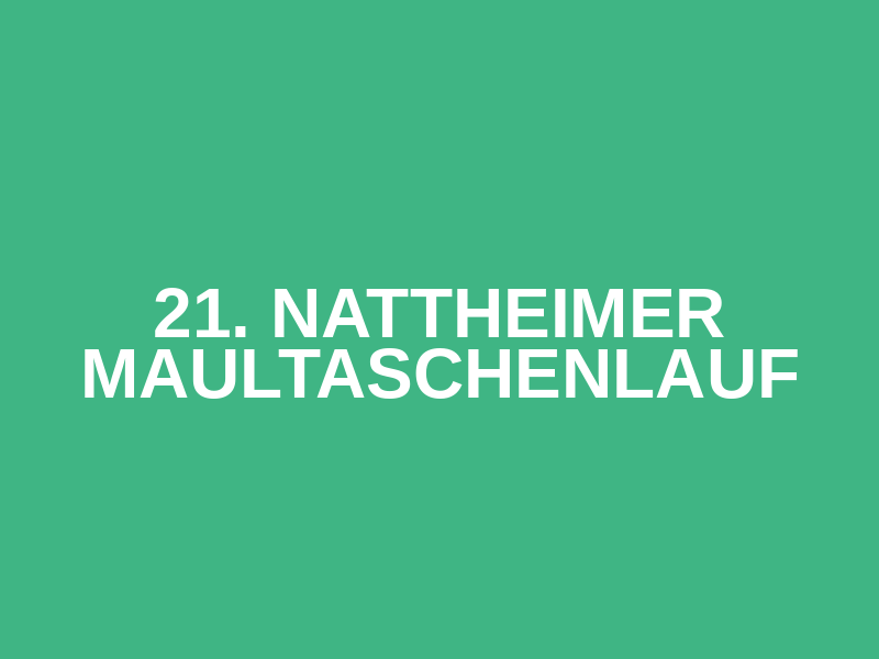 21. Nattheimer Maultaschenlauf Logo