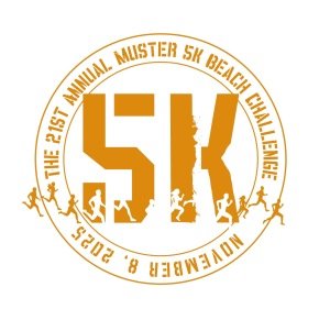 21st Annual Muster 5K Beach Challenge Logo