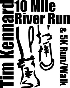 21st Tim Kennard River Run- 10 miler & 5k Run Logo