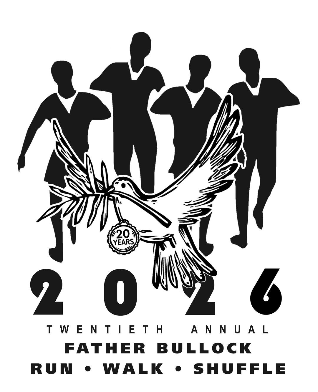 21th Father Bullock’s Run, Walk & Shuffle 5K Logo