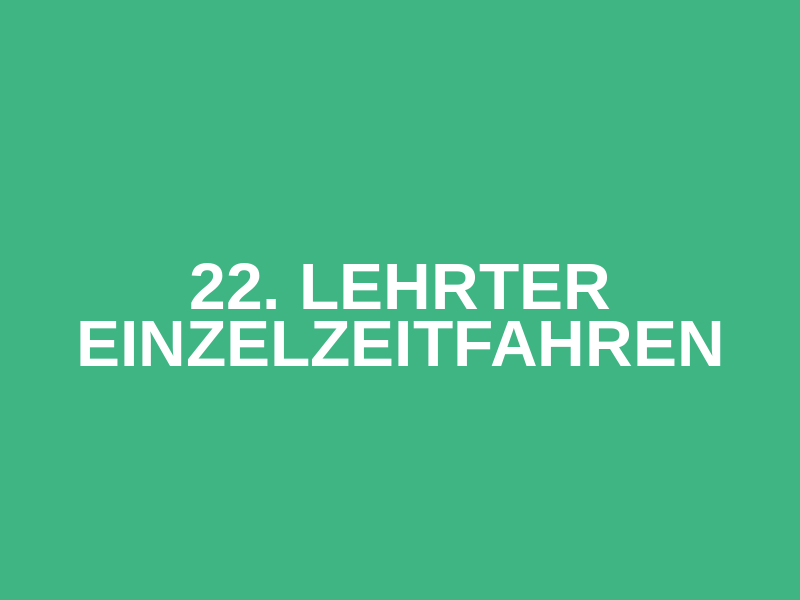 22. Lehrter Einzelzeitfahren Logo