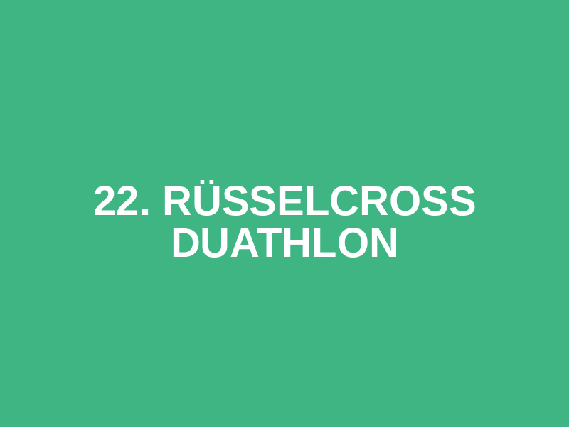 22. RüsselCross Duathlon Logo