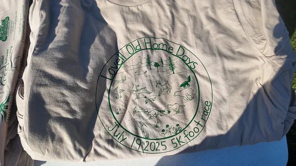 22th Annual Lovell Old Home Days 5K Race Logo