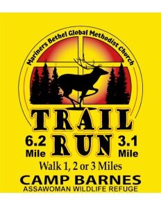 23rd Annual Mariners Bethel 6.2m & 3.1m Trail Run, 1, 2, or 3 mile walk, Kiddie Color Run Logo