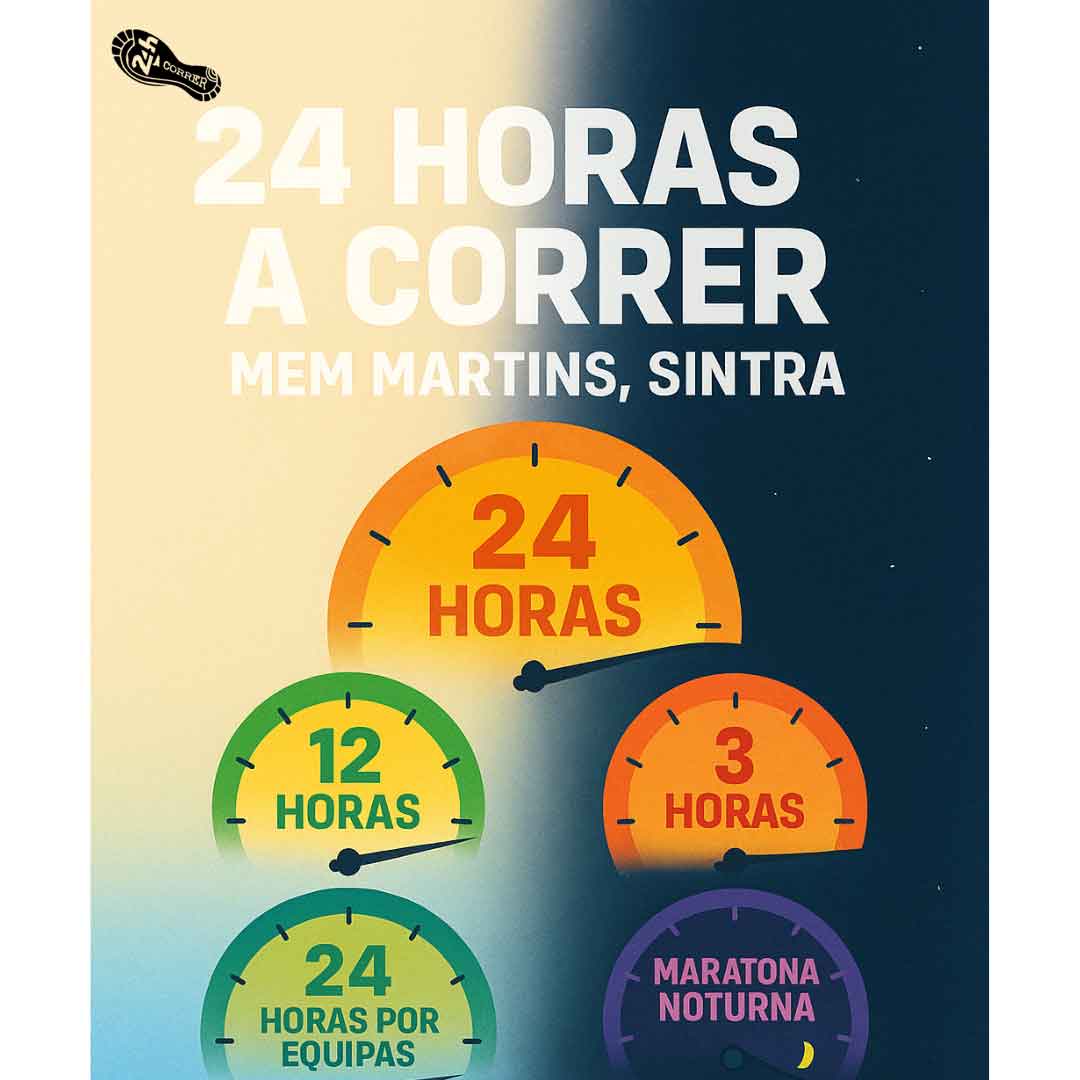 24 hours run Mem Martins - Sintra Logo