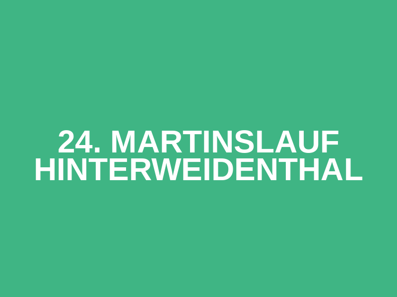 24. Martinslauf Hinterweidenthal