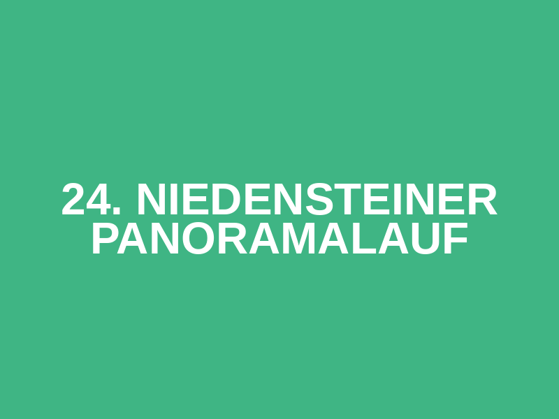 24. Niedensteiner Panoramalauf Logo
