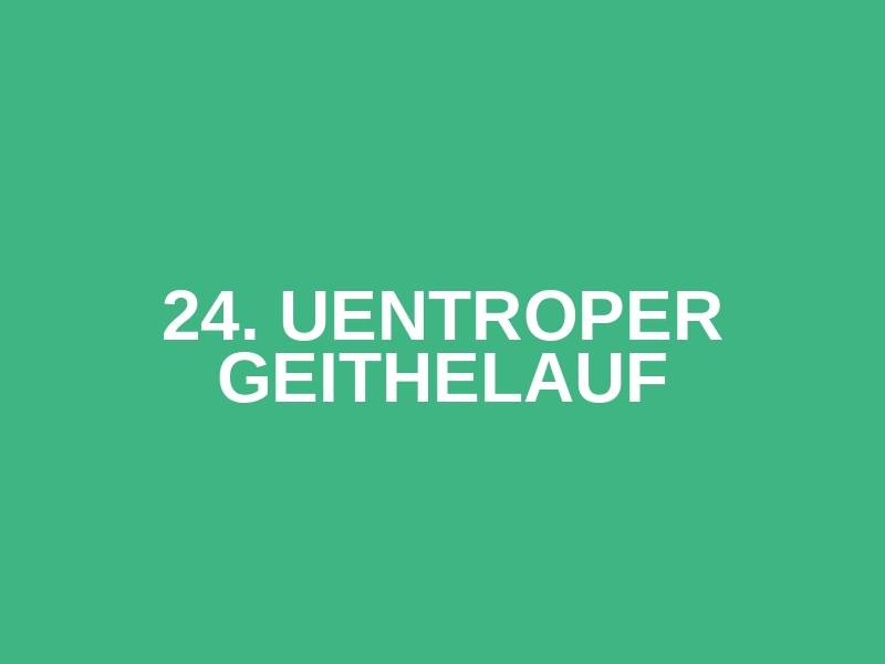 24. Uentroper Geithelauf Logo