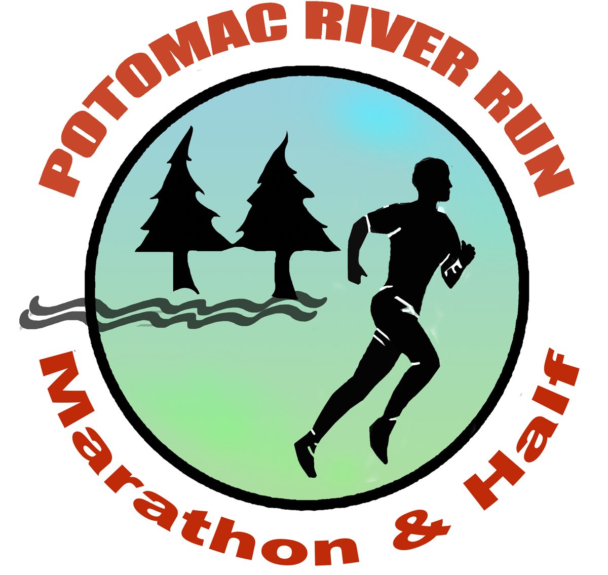 24th Annual Potomac River Run Marathon & Half Logo
