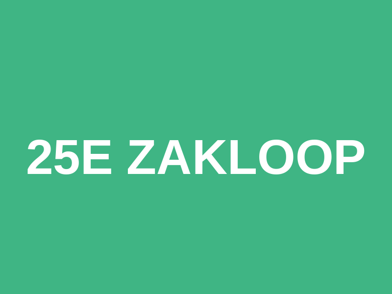 25e Zakloop