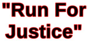 25th Annual Run For Justice Logo