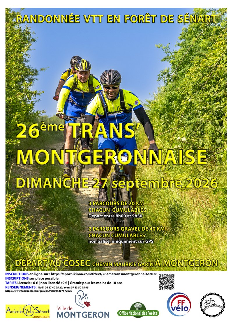 26ème TRANS'MONTGERONNAISE	VTT