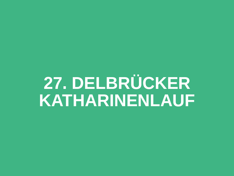 27. Delbrücker Katharinenlauf Logo