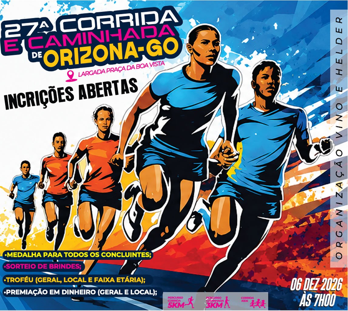 27ª CORRIDA E CAMINHADA DE ORIZONA
