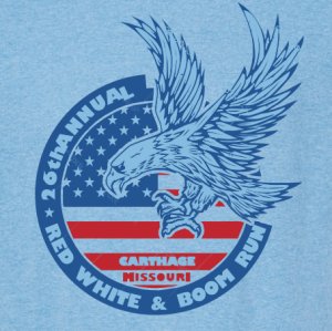 27th ANNUAL RED, WHITE AND BOOM RUN 5K Logo