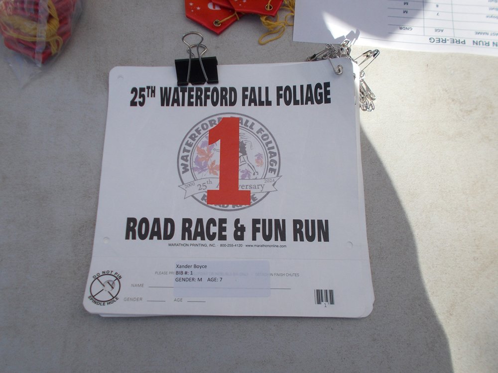 27th Annual Waterford Fall Foliage 5K Road Race/Fitness Walk and 1 Mile Fun Run Logo