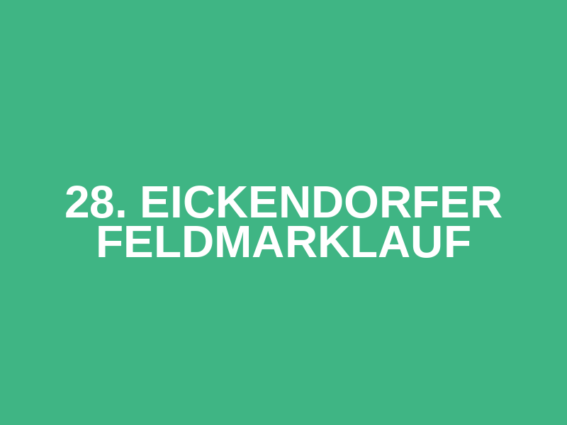 28. Eickendorfer Feldmarklauf Logo