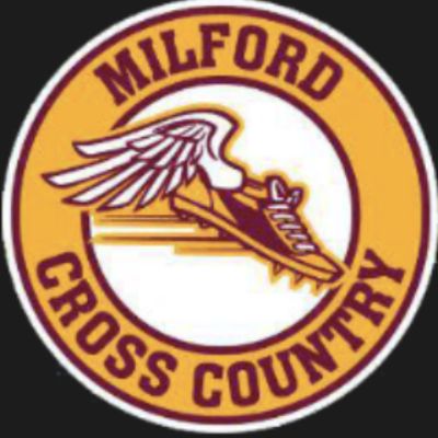 28th Milford Cross Country Booster Reindeer Stampede 5k Logo